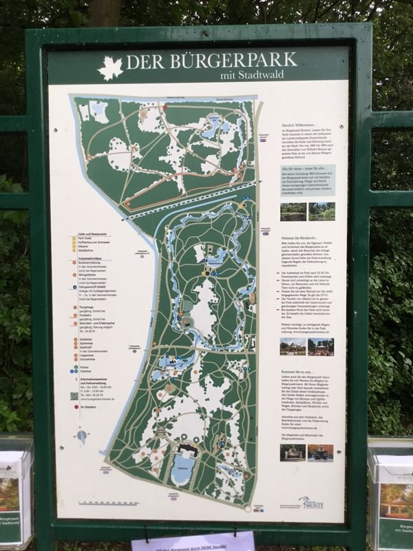 Karte vom Park